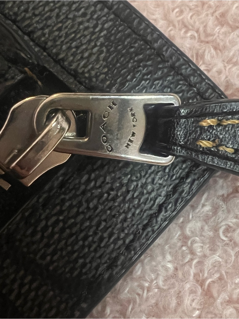 Coach Black Signature Canvas Floral-Accent Continental Wallet - Picture 5 of 8
